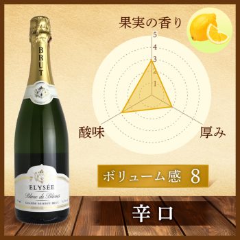 スパークリングワイン エリゼ ブランドブラン 750ml