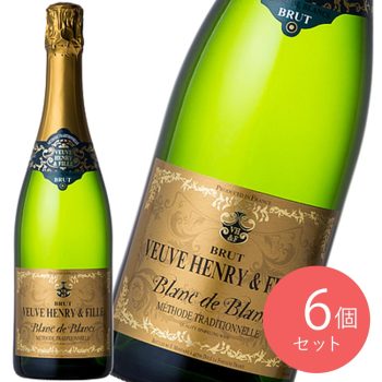 フランス ヴーヴ アンリ エ フィーユ ブランドブラン 750ml×6本