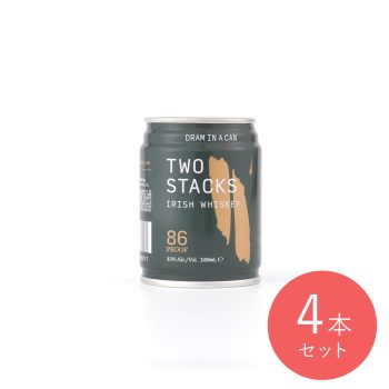 トゥースタックス ブレンデッドウイスキー缶 緑 100ml×4本