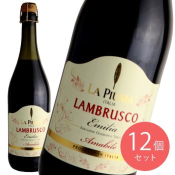 イタリア ラピウマ ランブルスコ ロッソ アマービレ 750ml×12本【ケース販売】